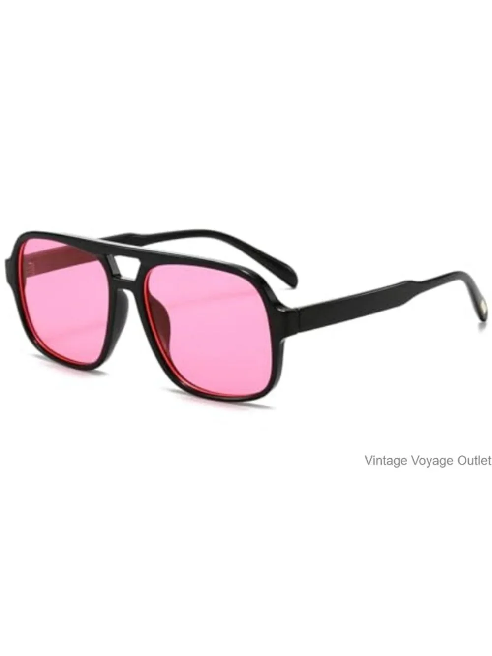 Retro Aviator Sunglasses for Women Men Trendy Classic 70s Square Unisex UV400